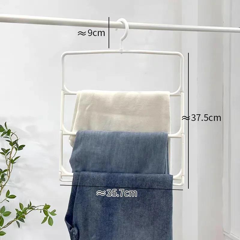 

Вращающаяся вешалка для одежды на 3/4 слоя, портативная складная вешалка для брюк для путешествий, многофункциональный органайзер для шкафа, вешалки для шарфов 1PCS