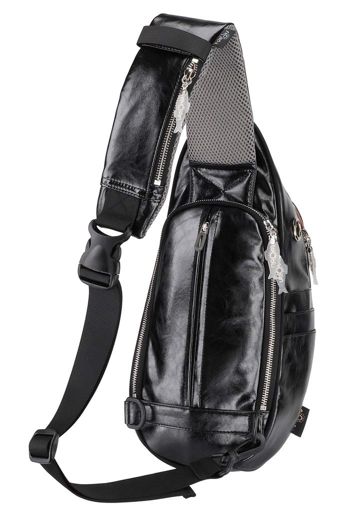 MORN CREATIONS Shark Sling Bag Micro F Black SK-529