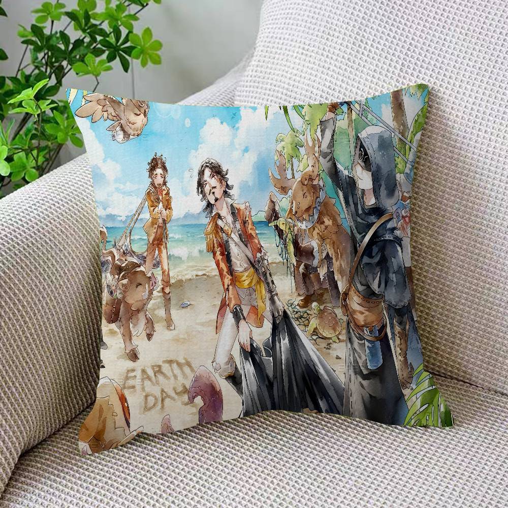 Identity V Chinese Game Pillow Gift Home Office Decoration Bedroom Sofa Car Cushion Cover Case 45x45