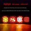 Compatible LED Rear Tail Light Assembly for Shacman Delong X3000, New M3000, F3000 - Universal Brake Light Parts.