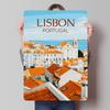 Lisbon Tinplate Posters Customizable Wall Art Retro Vintage Metal Signs for Home Room Bathroom Decor Mancave Decoration Gaming