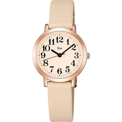 SEIKO Watch RIKIWATANABE Curved Inorganic Glass Water-Resistant for Daily Use Quartz Calf...