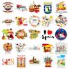 50 Spanish National Tourism Waterproof Stickers for Outdoor Use on Notebooks, Helmets, and Water Bottles
