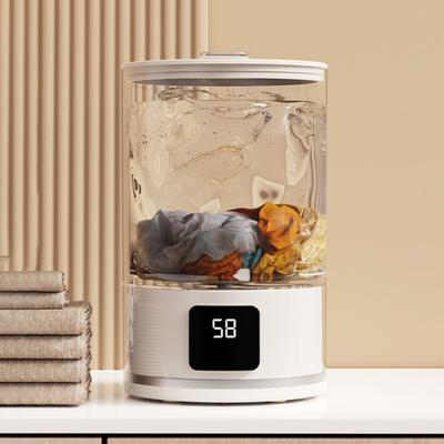 Underwear Washer Portable Rechargeable Cordless Mini Washing Machine Large Capacity Digital Display Wireless Laundry Machine