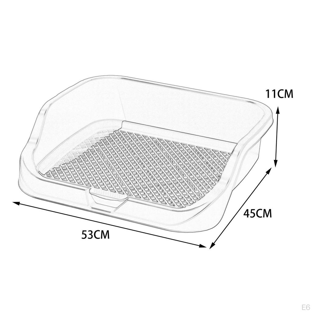 Dog Toilet Potty Pad, Mesh Training Tray, Pet Pad Holder for Indoor Puppy
