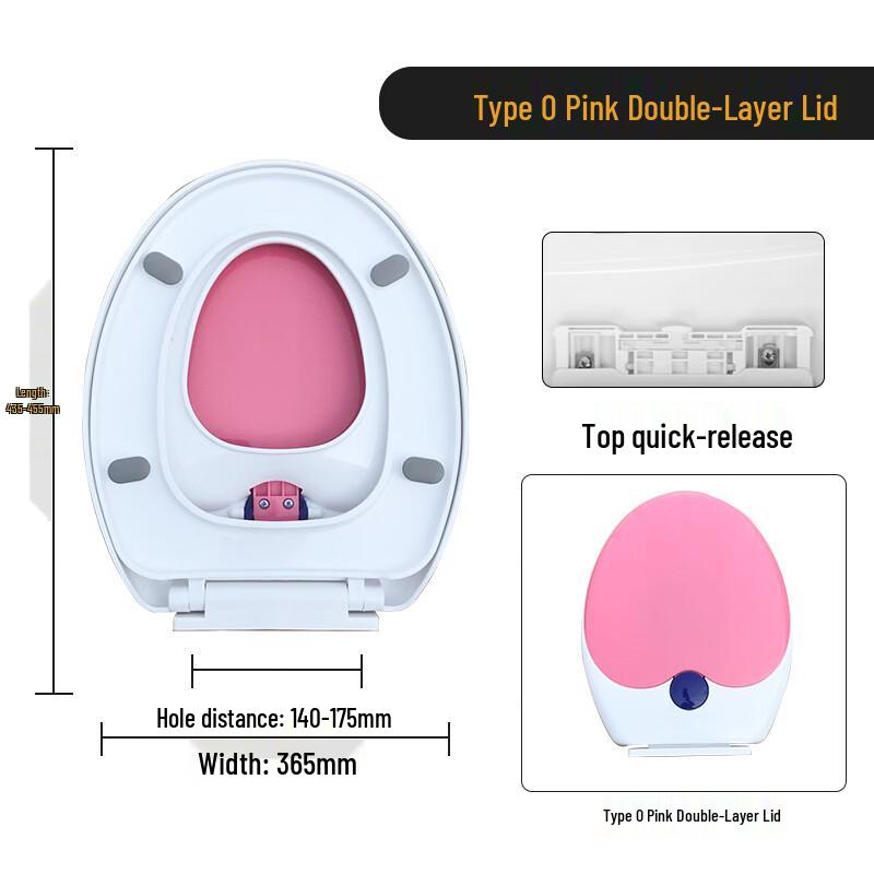 MDNG Quick Release O-Shape Parent-Child Toilet Seat
