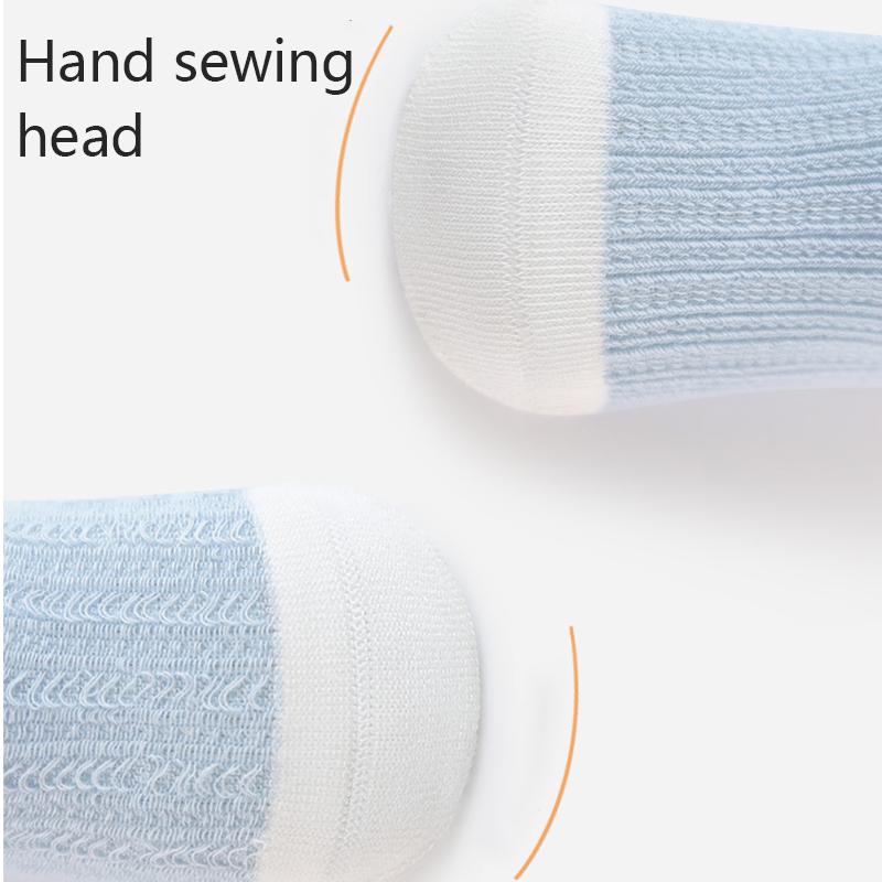 3/5 Pairs Baby Anti-Slip Socks Cartoon Newborn Socks Mesh Thin Children'S Socks Comfort Wear Non-Slip Baby Socks