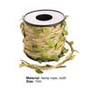 Artificial Vine Rope Eco-friendly Wear Resistant Fabric Hemp Rope with Artificial Vine Green Leaves Home