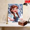 Disney DIY Pearl Painting Frozen Anna Decorative Painting Creative Ornaments Friends Gifts Desktop Furnishings Home Decoration