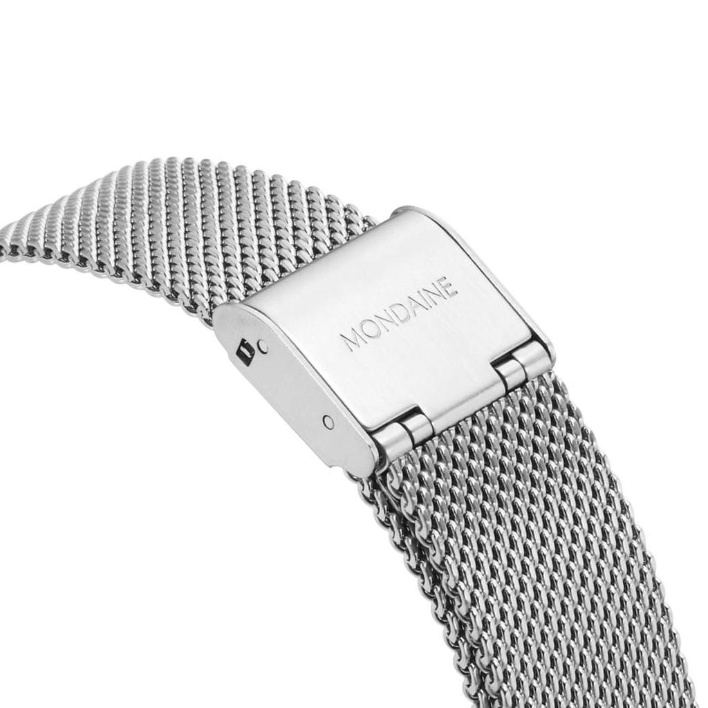 Mondaine MSE.30210.SM Eisenbahn Evo2 Datum Damen Metalluhr