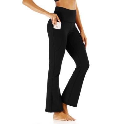 Leggings da yoga elastici a tinta unita da donna, ad asciugatura rapida, per il sollevamento dei fianchi