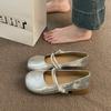 Low-heeled Mary Jane Shoes Women's New with Skirt Round Head Ballet Shoes Round Head Casual Shoes