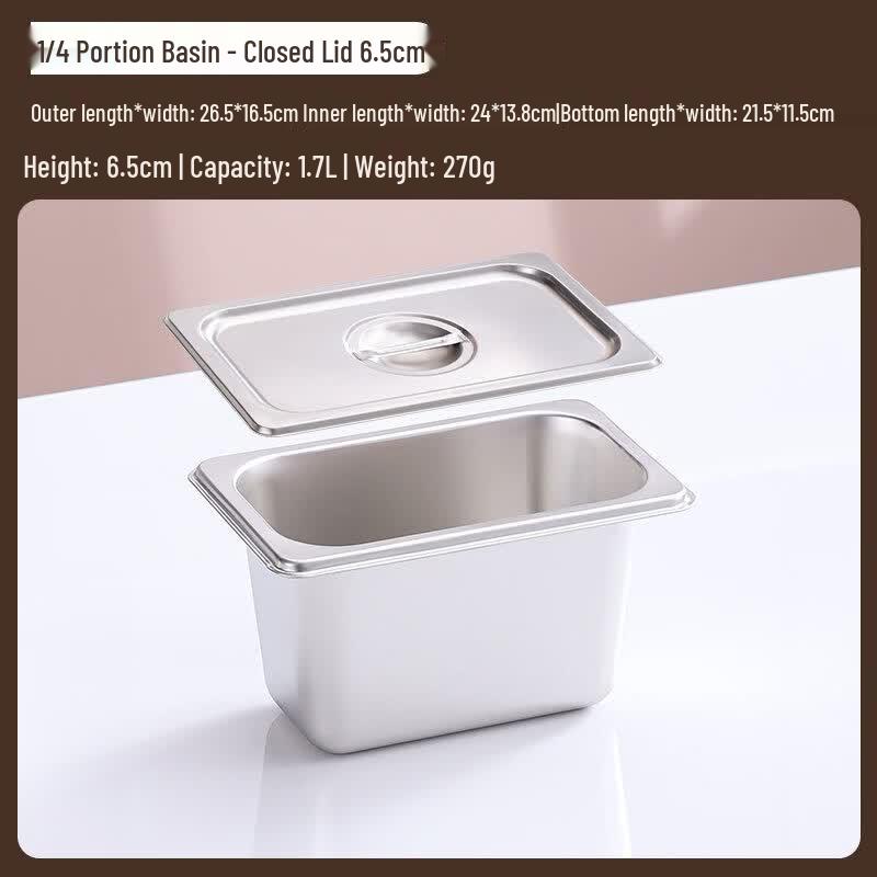 Commercial Stainless Steel Gastronorm Food Pan