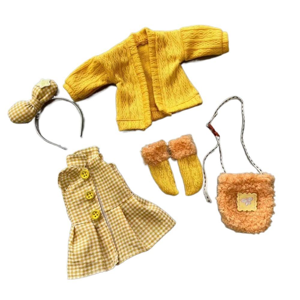 Sweater Coat 30cm Doll Clothes Fashion Doll Accessories Cute 1/6 BJD Doll Outfit Set  Girl Toy Gift