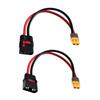 Small Outdoor Power Supply Cable XT60 To QS8 Power Cable 25Cm/50Cm/100Cm 3 Length Optional for Outdoor and FPV Use