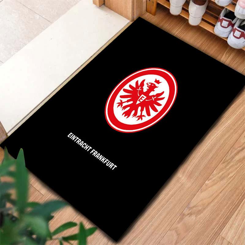 Eintracht Frankfurt Teppich für Wohnzimmer Schlafzimmer Zuhause Sofadekoration, Kinderspiel rutschfeste Bodenmatte