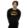 DC Comics Mens Batman Spray Logo Sweatshirt