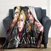 Customiz Name Personality Metal Slug  Blanket Soft &Warm Sofa Office Bed Travel Lunch Break Blanket, Gift Suitable All Seasons