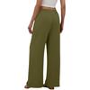 Women's Loose-fitting, -color, Straight-leg Casual Pants With Drawstring And Pockets.