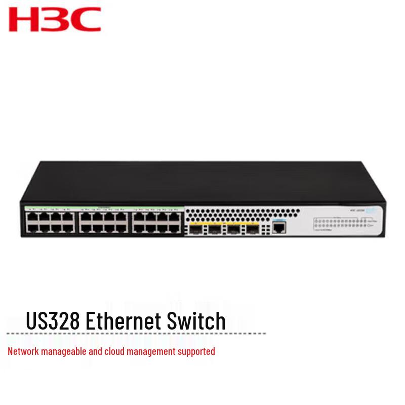 

H3C US328 24-Port Gigabit Ethernet Switch