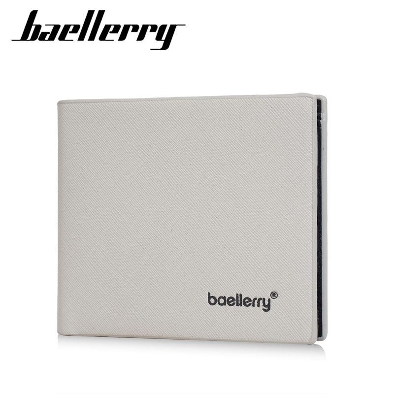 Baellerry Men Short Wallets Fashion Design Thin Card Holder Coin Purses GZW