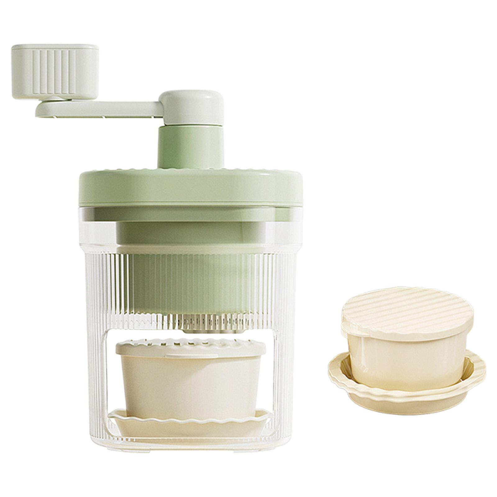 Portable Manual Ice Grinders With Ergonomic Handle Hand Operated Ice Shavers For Margaritas And Dessert