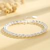 Luxury 925 Silver Hollowed Phoenix Tail Bracelet for Women Retro Elegant Charm Bracelets Original Party Jewelry