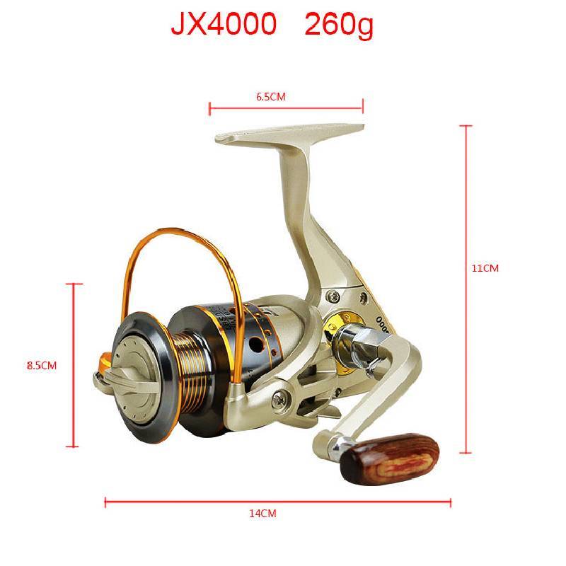Metal Spinning Reel With Aluminum Alloy Construction For Freshwater Fishing Enthusiasts