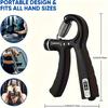 Adjustable Hand Grip Strengthener Non-Slip, Resistance Training Device for Fitness Use