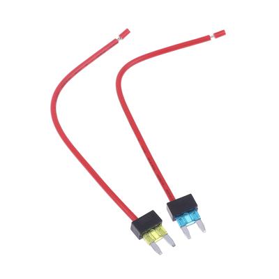 1Pc Suporte de fusível de carro Add-A-Circuit Tap Adapter Mini Atm Apm Blade Mini dispositivo de segurança simples 12V 10A 15A 20A