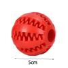 Natural Rubber Pet Dog Toys Dog Chew Toys Tooth Cleaning Treat Ball Extra-tough Interactive Elasticity Ball for Pet Products