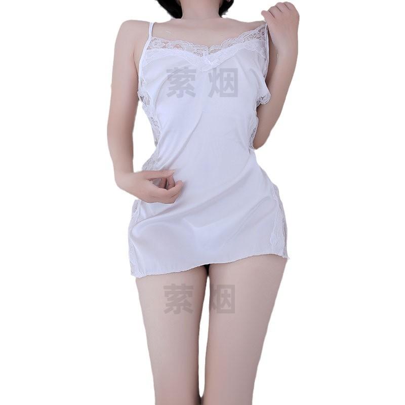 Sex underwear new sexy hot bed suspender nightdress lace satin pure desire style clothes