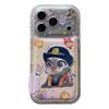 Cartoon Embroidery Judy & Nick Phone Case for iPhone 17/16 Pro Max/15/14