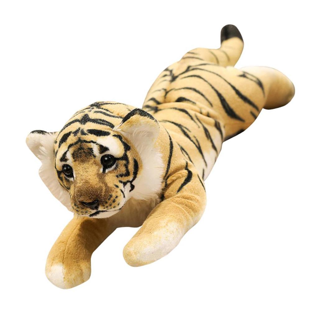 

Lion Tiger Leopard Plush Toys Stuffed Animals Bed Sofa Sleeping Pillow Kawaii Wild Animal Gifts for Boys Girls tiger