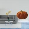 Iron Pumpkin Sculpture Collectible Artwork Decorative Sofa Cushion Ornament for Desk Cabinet Bed