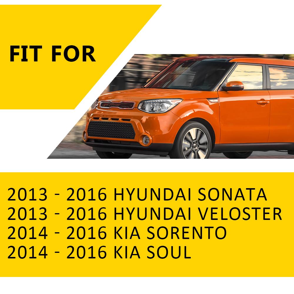 

Touch Screen Digitizer Car Radio DVD Player GPS Navigation For Hyundai Sonata Veloster 2013 - 2016 Kia Sorento Soul 2014 - 2016