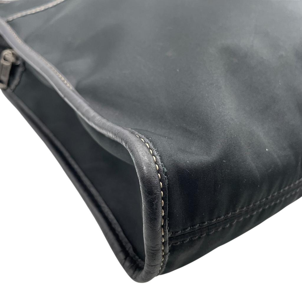 Used COACHBriefcase black canvas/leather mens