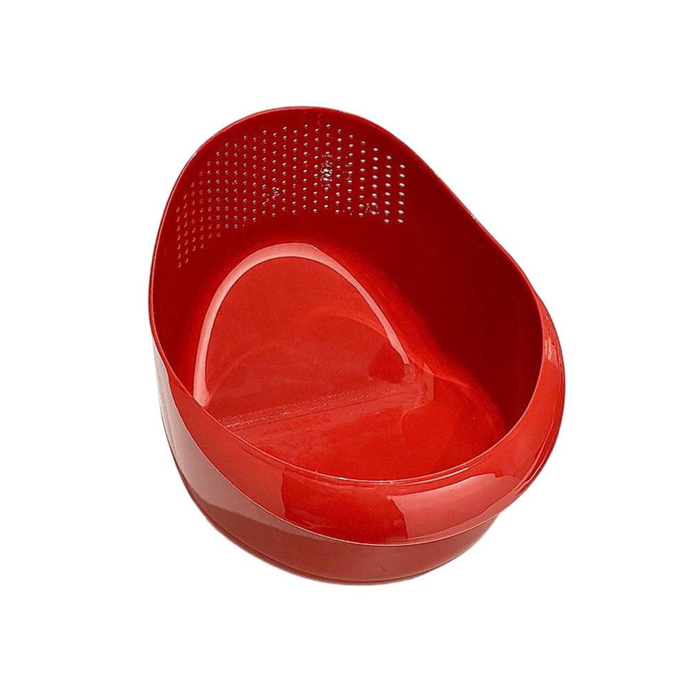 1PCS Vegetable Sink Drain Basket Rice Washing Colander For Home Kitchen Efficient Cleaning Draining Mesh Filters Impurities Tool