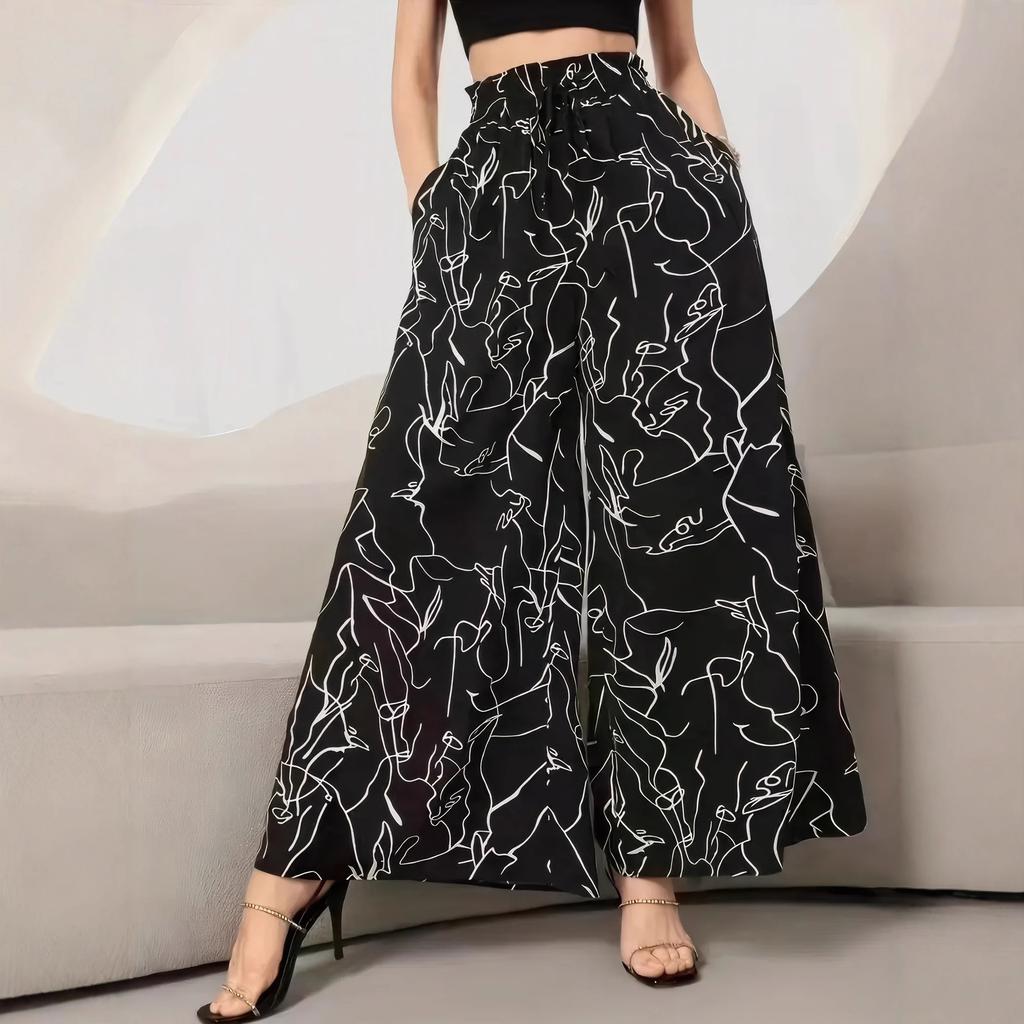 Loose Slimming Versatile Casual Pants Thin Summer Straight-leg Pants with A Sense of Drape High-end Wide-leg Pants