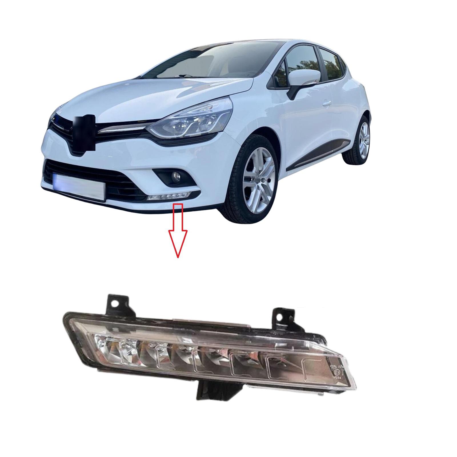 

Дневные ходовые огни для Renault Clio IV 4 2017-2020 Правый или Левый 266051034R 266007864R Высококачественные светодиодные огни Запасные части