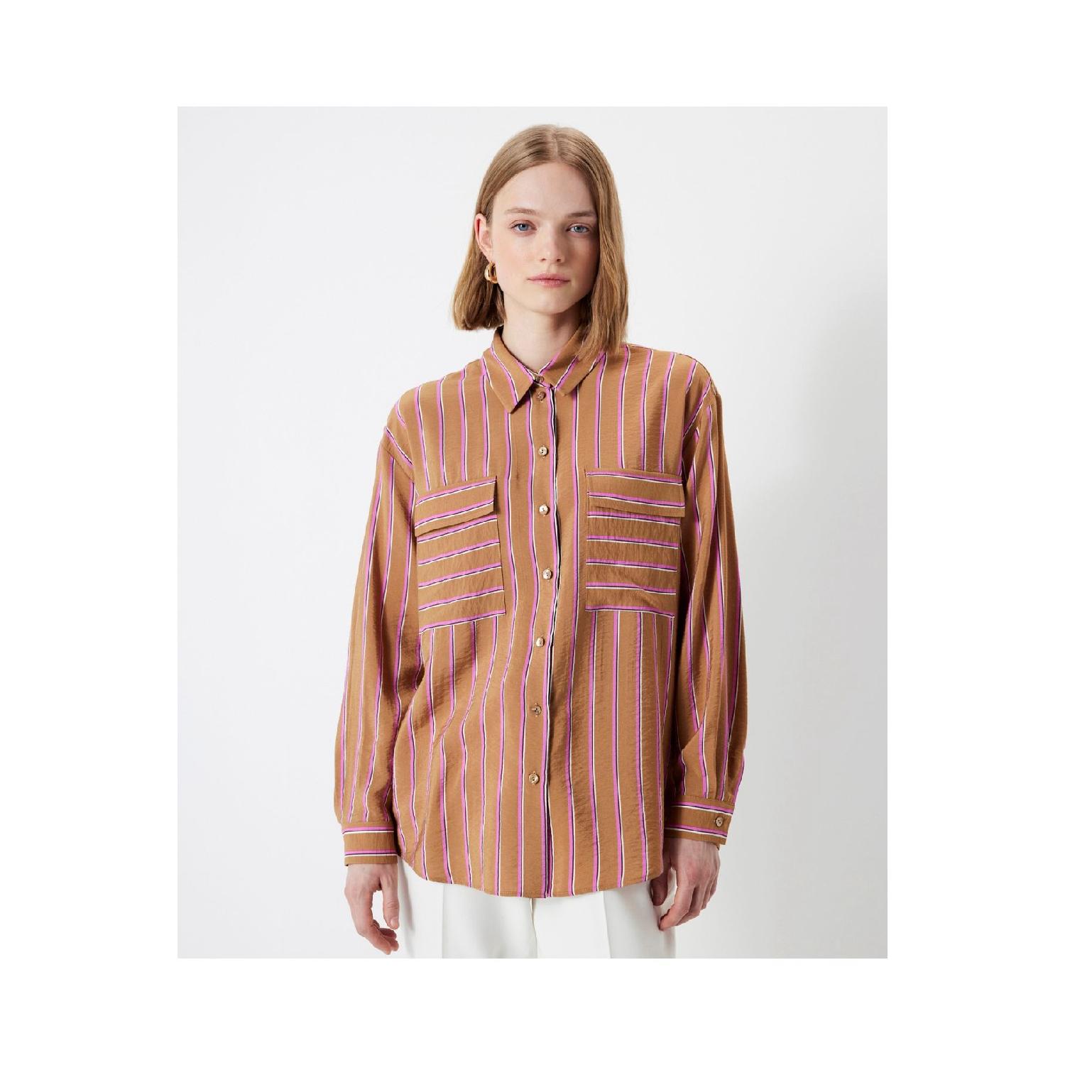 

Рубашка с линейным узором 36