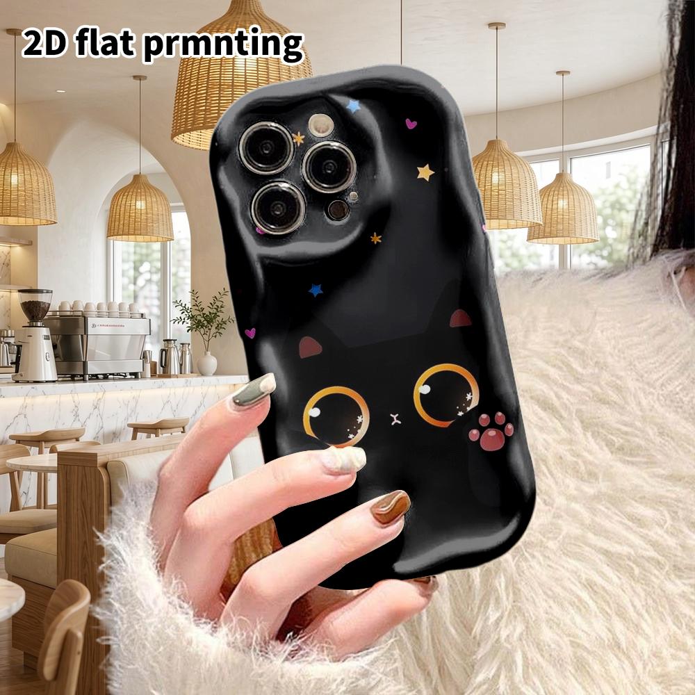 Phone Case: 2D Flat Design Suitable for iPhone 18 17 16 15 14 13 Pro Film Protective Case, Couple Style, Simple and Cute, Christmas and Halloween Gift