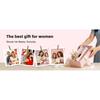 Cordless Hair Straightener Brush Portable Hot Brush with Ionic Technology Auto Shut-Off for Travel & Touch-Ups Ideal for Women