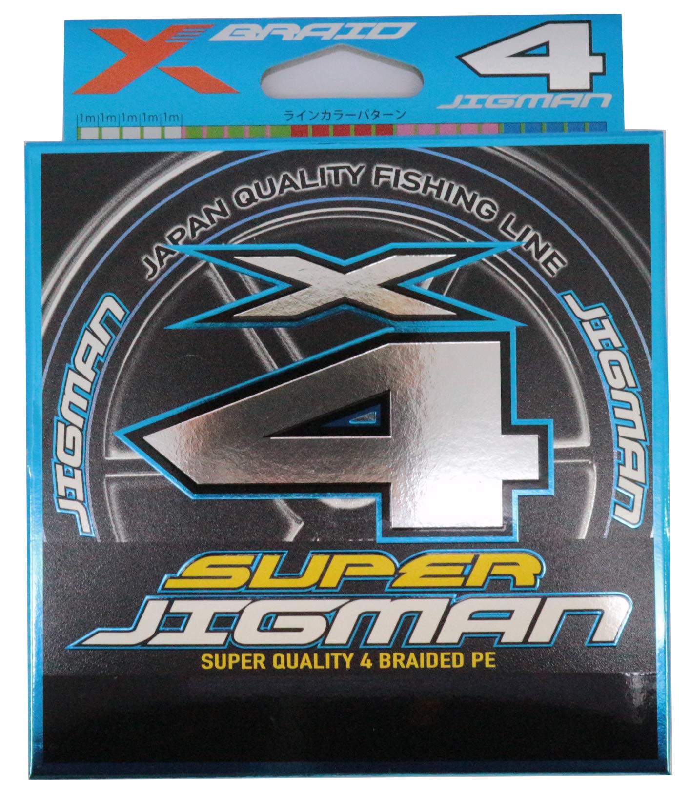 

Super Zigman X4 300m 4 50lb 5 colors X-Braid No.