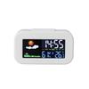 Cross-Border Multifunctional Weather Clock: Color Screen, Perpetual Calendar, Temperature & Humidity Monitor, Backlight, Alarm, Smart Features.