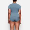 SKIMS Cotton Jersey T-Shirt Women Tops Kyanite AP-TSH-0638-KYANITE