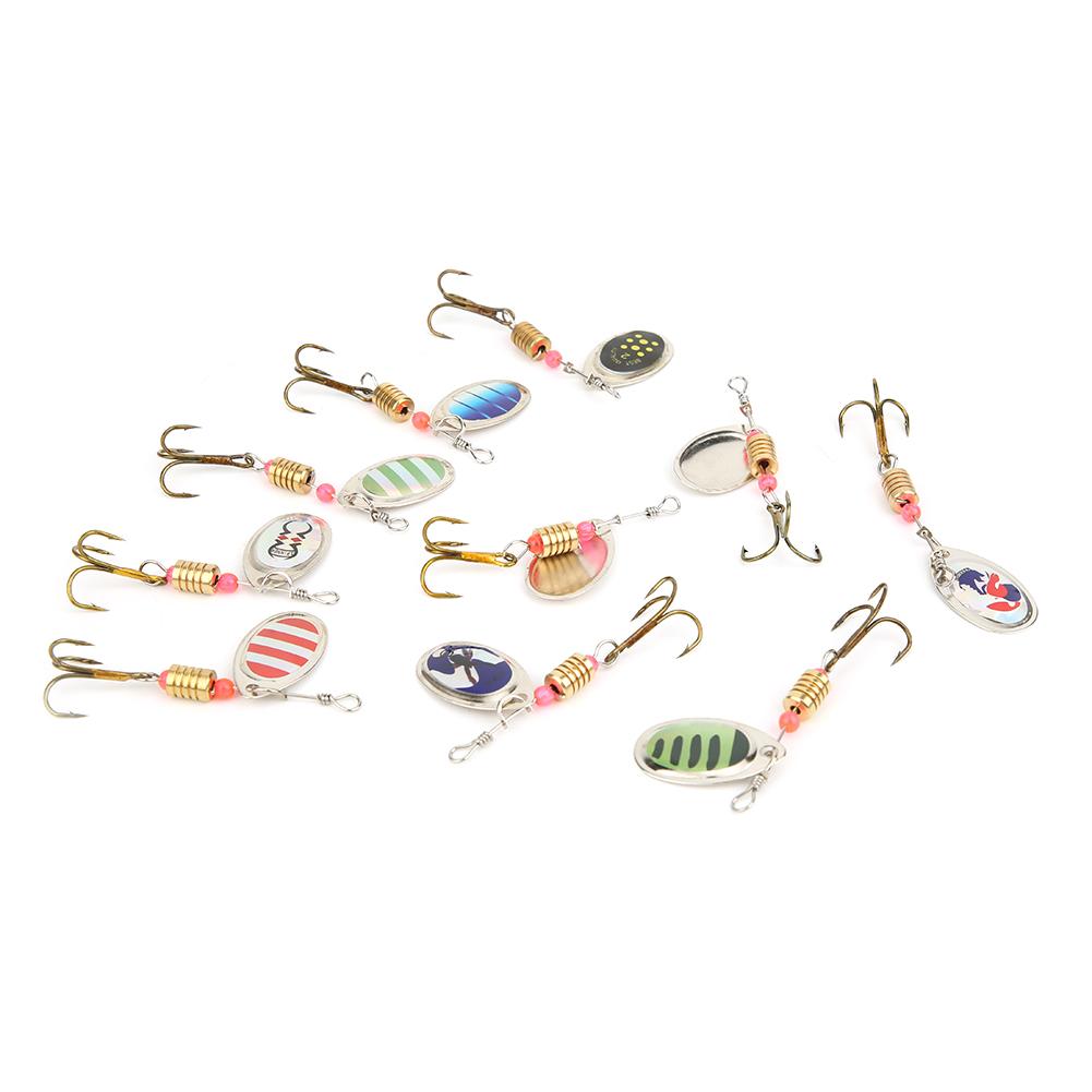 

Вращающиеся металлические блестки Рыболовный крючок Искусственные рыболовные приманки Наживка Рыболовные снасти Аксессуар