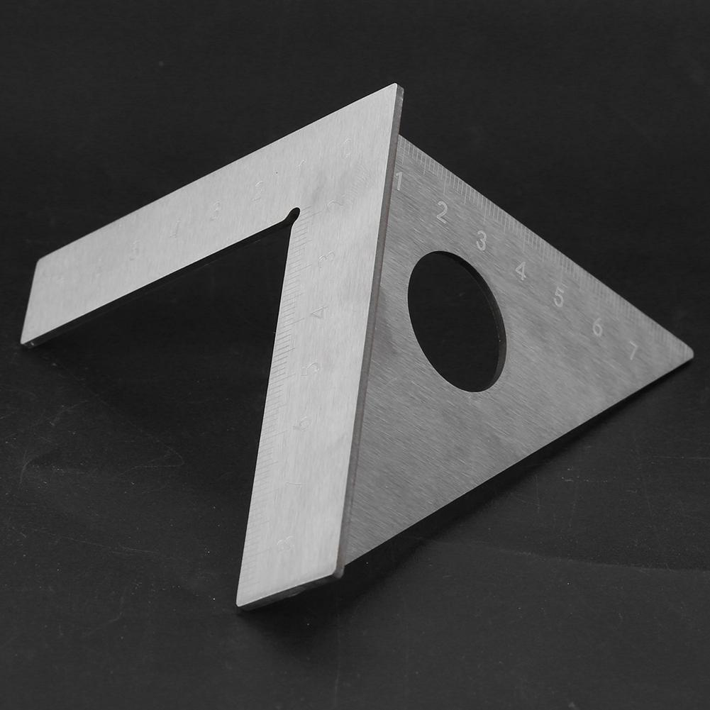 Stainless Steel Woodworking Right Angle Gauge 90/45 Degrees Carpenter Measuring Ruler