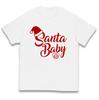 T-shirt de Noël pour enfants Santa Baby