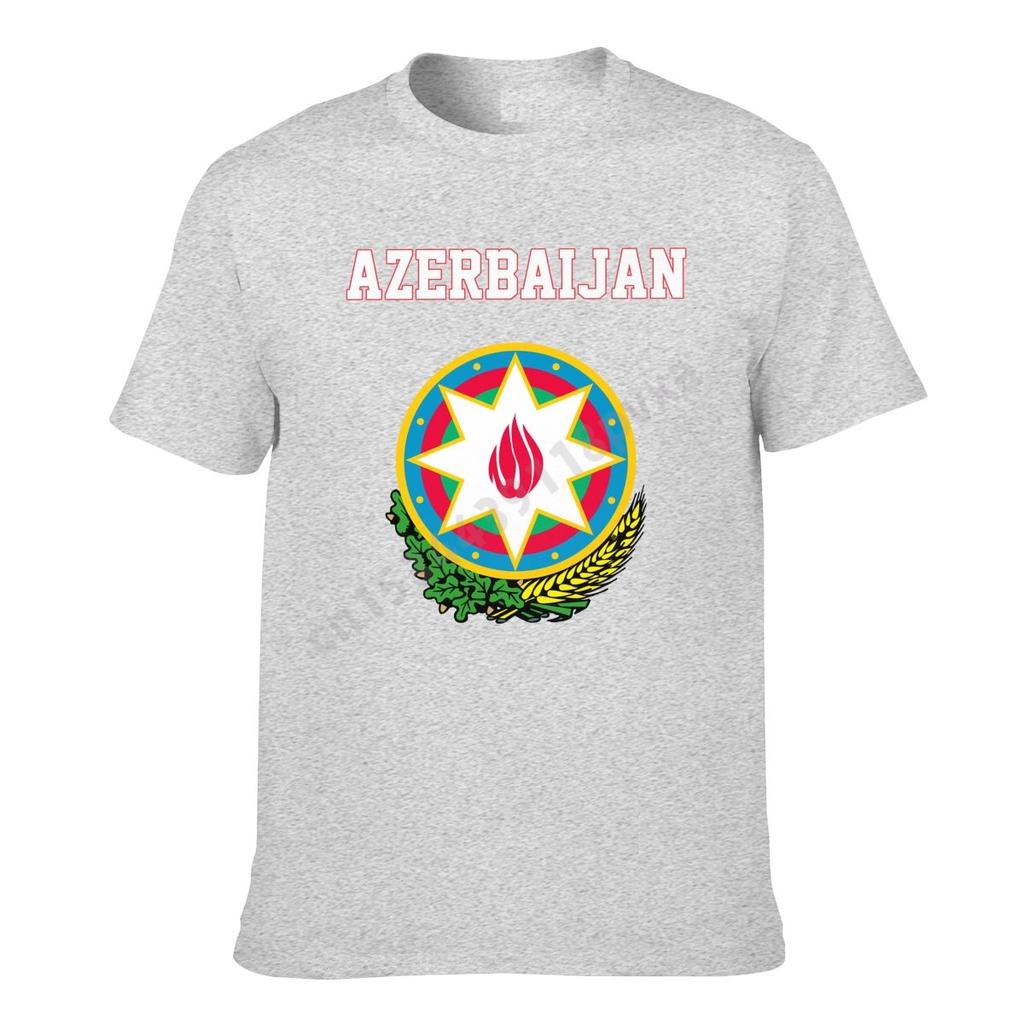 Flaga Azerbejdżanu Mapa Kraju Azerbejdżańskiego JEST W MOIM DNA Koszulka Męska Damska Koszulki Chłopięce Koszulka Koszulki Hip Hop XS5XL 100% Bawełna